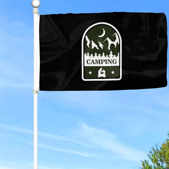 Bayyon Camping Flag Banner with Grommets 3x5Feet Man cave Decor