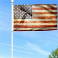 thumbnail image 1 of Bayyon Christian Cross American Flag Banner with Grommets 3x5Feet Man cave Decor, 1 of 6