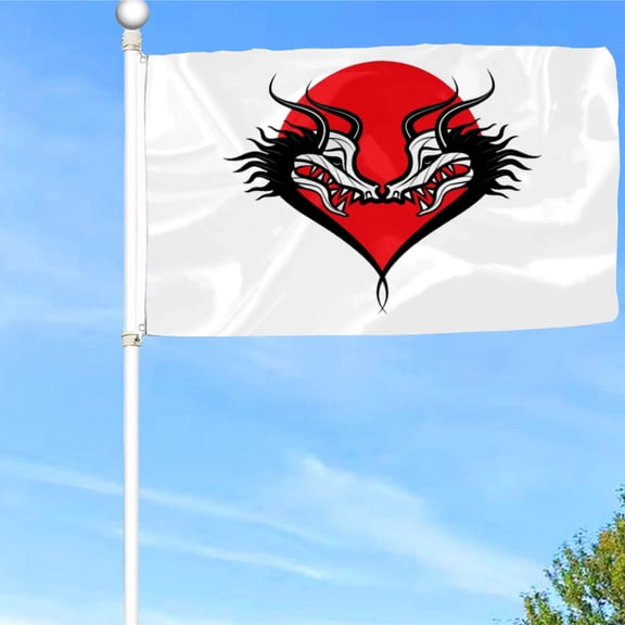 Bayyon Dragon Monster Flag Banner with Grommets 3x5Feet Man cave Decor