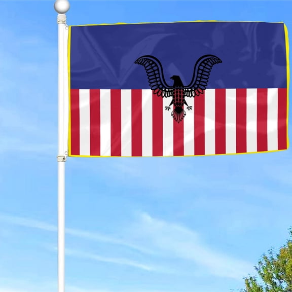 Bayyon Eagle Star Flag Banner with Grommets 3x5Feet Man cave Decor