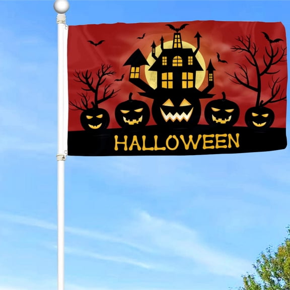 Bayyon Happy Halloween Flag Banner with Grommets 3x5Feet Man cave Decor 6