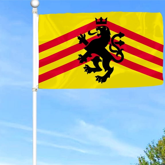 Bayyon Heraldic Lion Flag Banner with Grommets 3x5Feet Man cave Decor