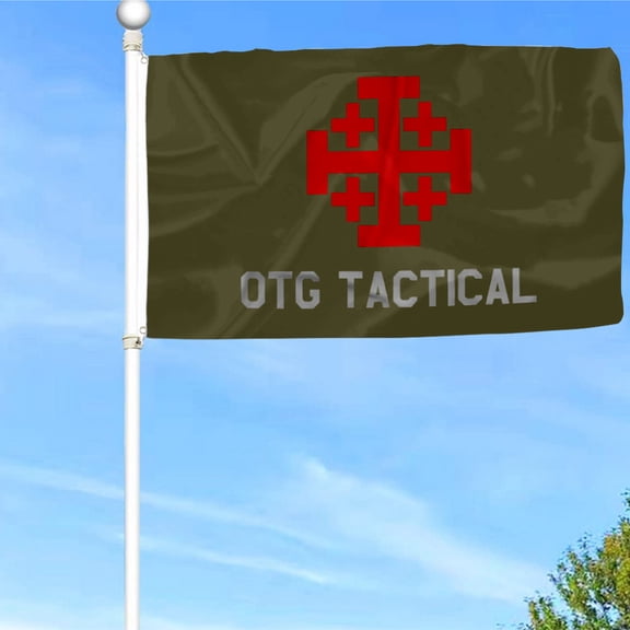 Bayyon Jerusalem Army Flag Banner with Grommets 3x5Feet Man cave Decor