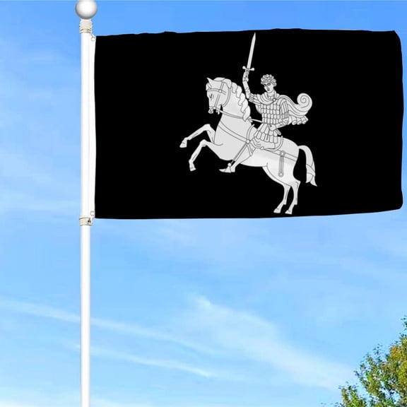 Bayyon Knight on Horseback Flag Banner with Grommets 3x5Feet Man cave Decor