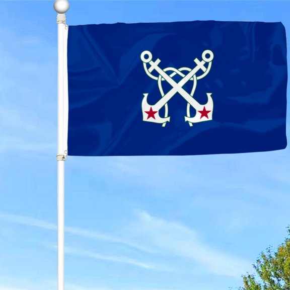 Bayyon Naval Version Flag Banner with Grommets 3x5Feet Man cave Decor 2