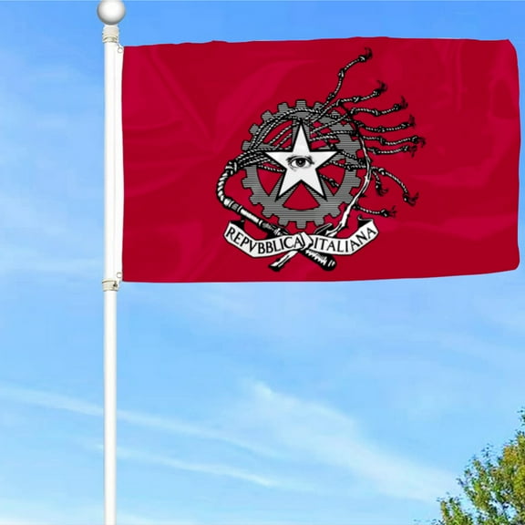 Bayyon Of the Republic of Italy Flag Banner with Grommets 3x5Feet Man cave Decor