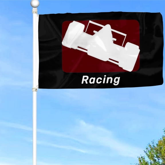 Bayyon Racing Flag Banner with Grommets 3x5Feet Man cave Decor
