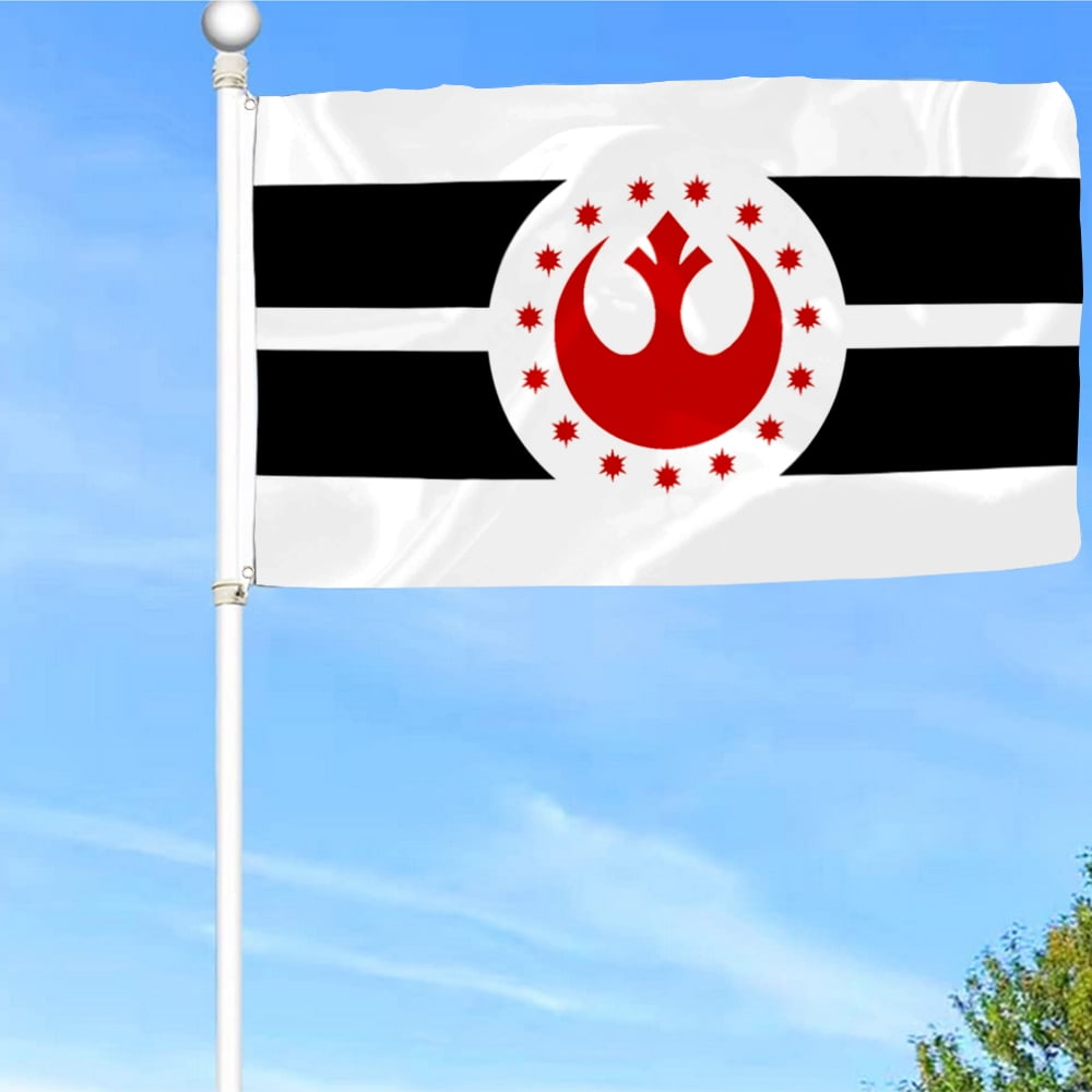 Bayyon Rebel Alliance Flag Banner with Grommets 3x5Feet Man cave Decor ...