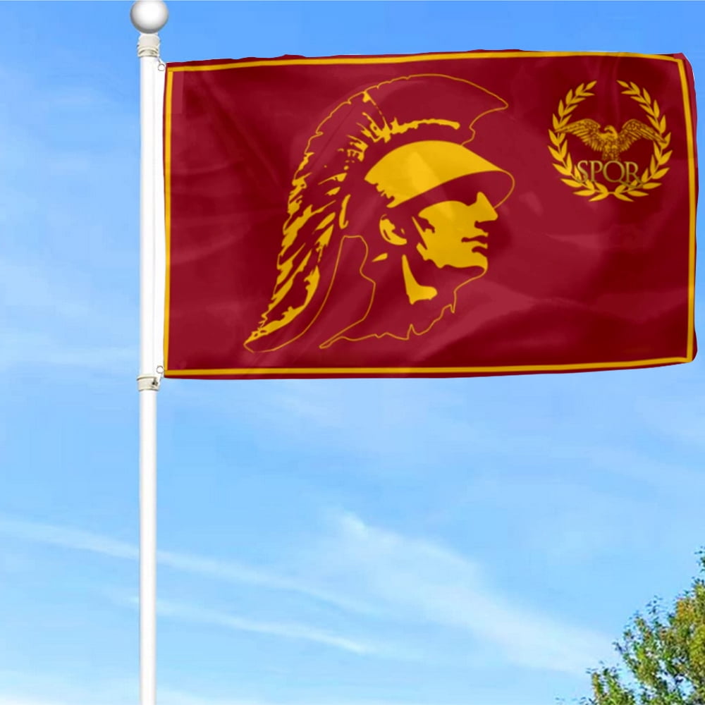 Bayyon Roman Empire SPQR Flag Banner with Grommets 3x5Feet Man cave ...