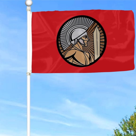 Bayyon Roman Soldier Flag Banner with Grommets 3x5Feet Man cave Decor