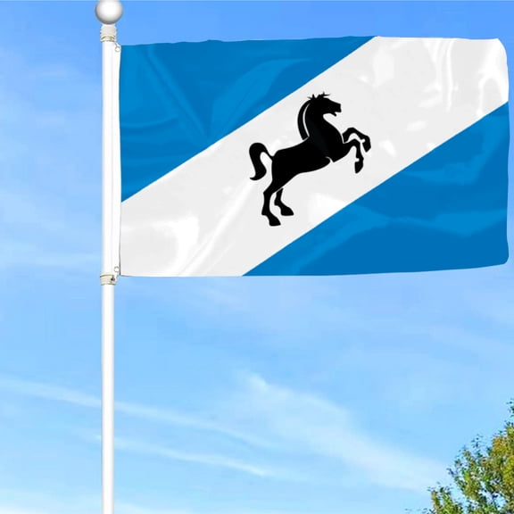 Bayyon Small Horse Flag Banner with Grommets 3x5Feet Man cave Decor