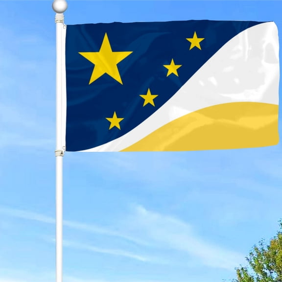 Bayyon Star Flag Banner with Grommets 3x5Feet Man cave Decor