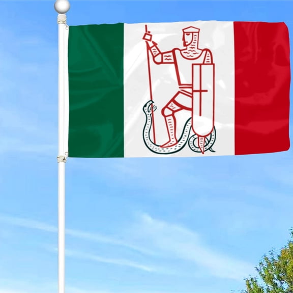 Bayyon Stylised Knight Flag Banner with Grommets 3x5Feet Man cave Decor 2