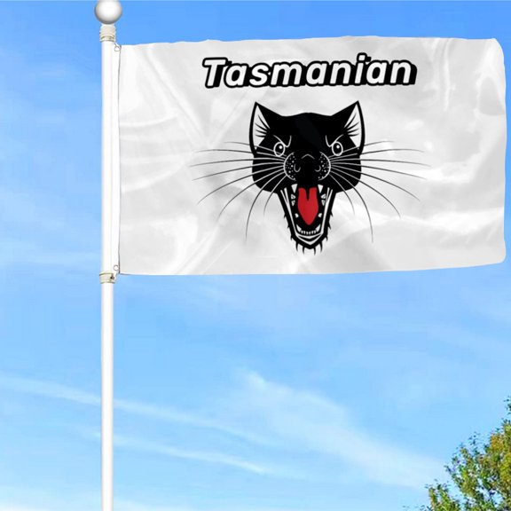 Bayyon Tasmanian Devil Wild Animal  Flag Banner with Grommets 3x5Feet Man cave Decor