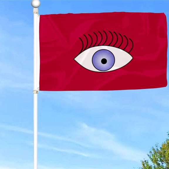 Bayyon Terrifying Eye Flag Banner with Grommets 3x5Feet Man cave Decor