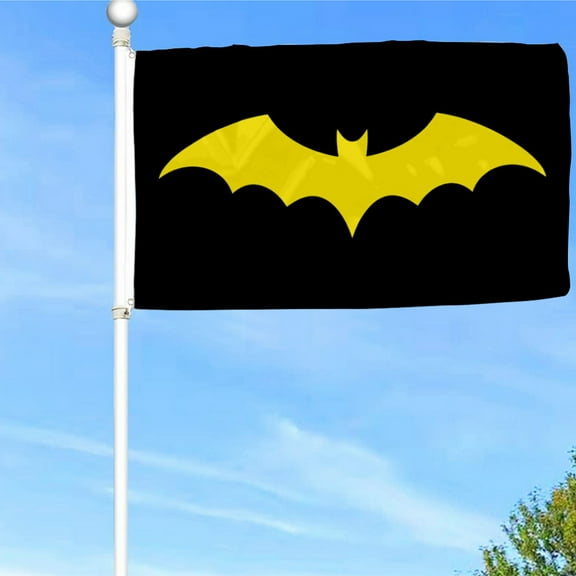 Bayyon The Bat Flag Flying Flag Banner with Grommets 3x5Feet Man cave Decor