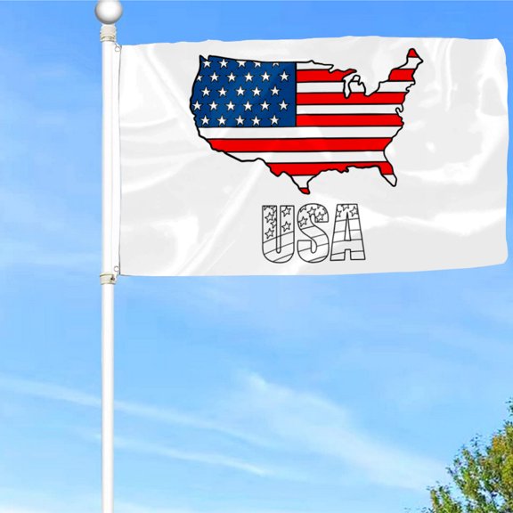 Bayyon USA Flag Banner with Grommets 3x5Feet Man cave Decor