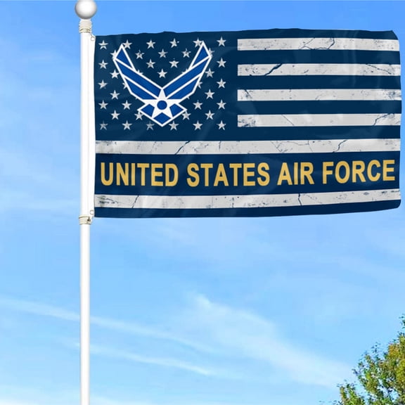 Bayyon USAF Wings Military Flag Banner with Grommets 3x5Feet Man cave Decor
