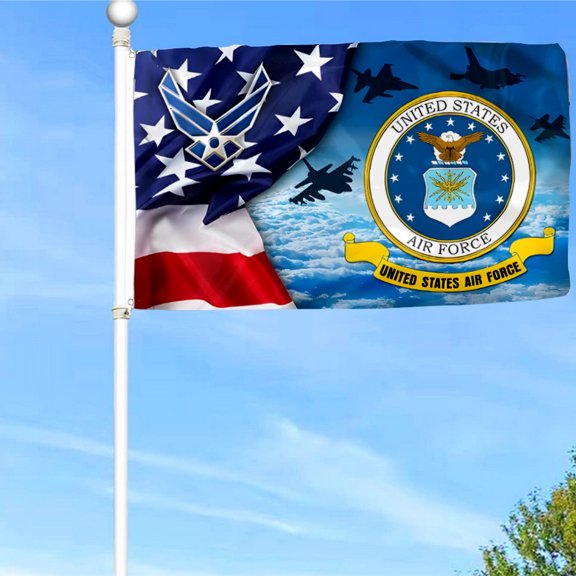 Bayyon United States Military American Flag Banner with Grommets 3x5Feet Man cave Decor