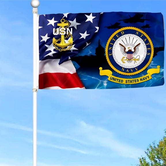 Bayyon United States Military Flag Banner with Grommets 3x5Feet Man cave Decor 3