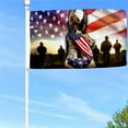 thumbnail image 1 of Bayyon Veteran Memorial Day. American Patriot Grommet Flag Banner with Grommets 3x5Feet Man cave Decor, 1 of 6