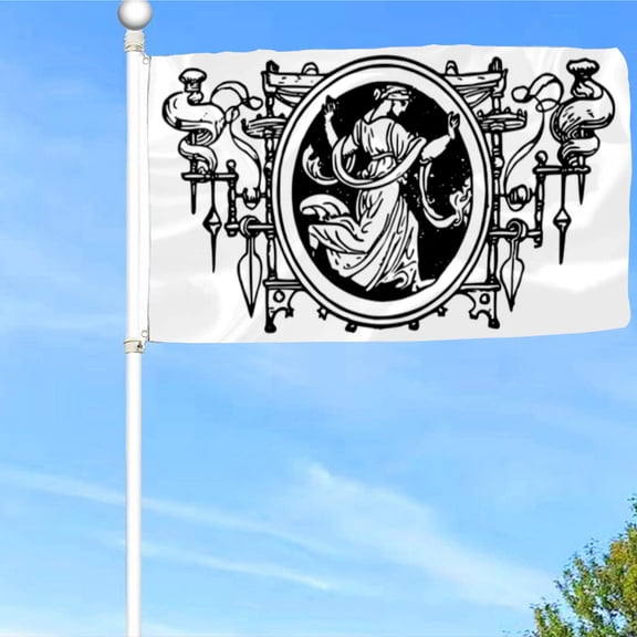 Bayyon Walter Crane Flag Banner with Grommets 3x5Feet Man cave Decor