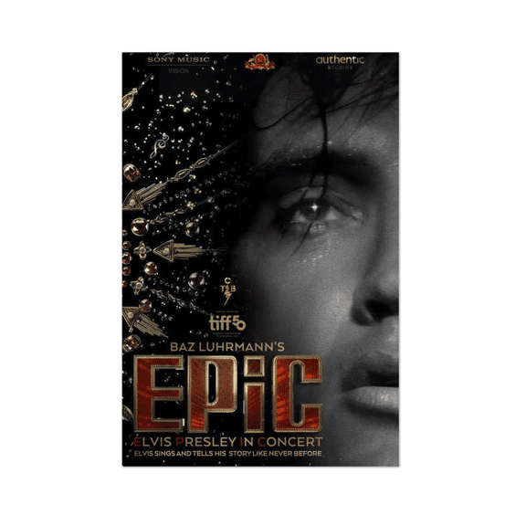 Baz Luhrmanns Epic Elvis In Concert UNFRAMED PAPER POSTER, Home Decor