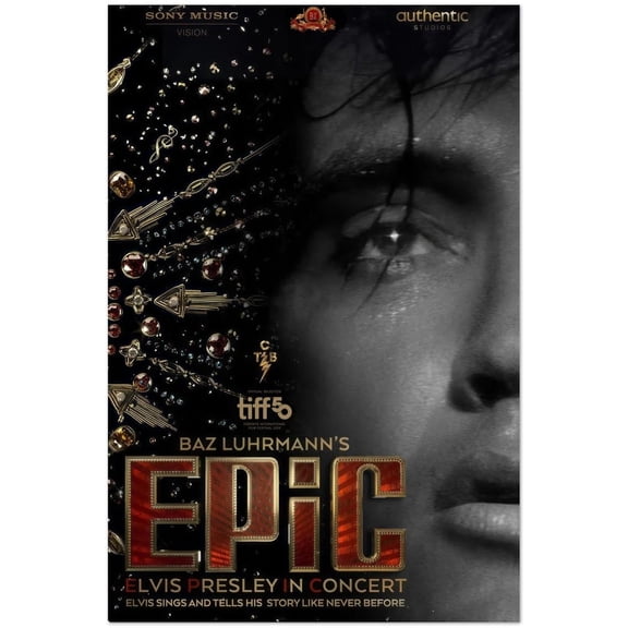 Baz Luhrmanns Epic Elvis In Concert, Unframed Paper Poster 8x10in