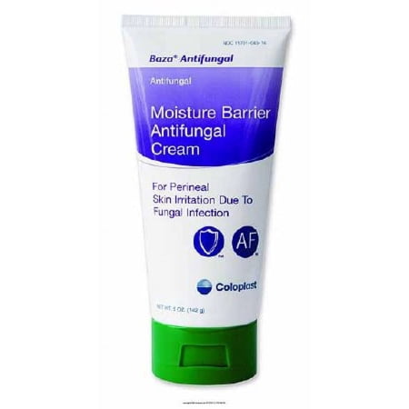 Baza Moisture Barrier Antifungal Cream, 2% Strength, 2 ounce Tube, Scented, CHG Compatible, 12 Count