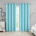 thumbnail image 1 of Bazaahm Modern Multi Polka Dot Fashion Grommet Blackout Curtains, 52" x 63" (2 Panels), 1 of 7