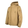 thumbnail image 1 of Bazeneo Mens Rain Jacket Waterproof Winter Jacket with Hood Warm Soft Shell Raincoat Water Resistant Thermal Work Jackets Windproof Showerproof Windbreaker Outdoor Mountain Travel Coats, 1 of 4