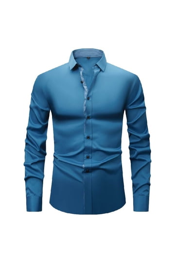 mens dress shirts without buttons Men's White No Collar Dress Shirt T Shirt Style Open V Neck Collarless 100% Cotton Modern Look Smart Casual Business Dress Workout Shirt