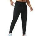 thumbnail image 1 of Bazeneo Sport Trousers Men with Zip Pockets Baggy Quick Dry Joggers Bottoms Elastic Waist Gym Trouser Solid Colour Drawstring Sweatpants Casual Track Bottoms for Running Jogging, 1 of 6
