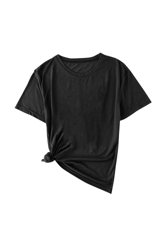 T Shirts Men Summer Stretch T-shirts Short Sleeve Lightweight Designer Tshirts Plain Colour Classic Tee Shirts Round Neck Base Tees Regular Fit Undershirts Casual Running Tops