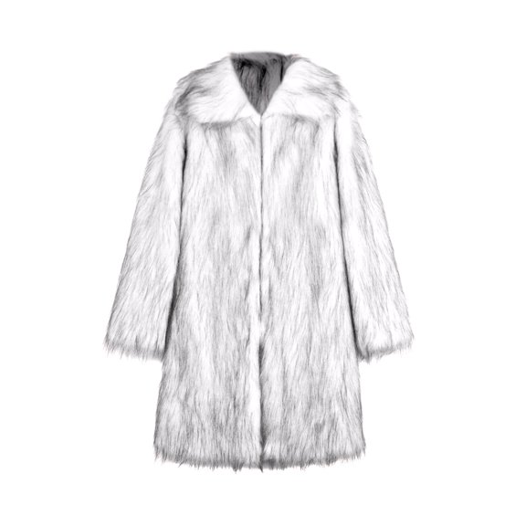 Bazeneo Winter Coats for Men Long Sleeve Fluffy Overcoat Furry Open Front Cardigans Oversized Warm Longline Coat Turn Down Collar Outerwear Comfy Overcoats Mens Coats for Halloween