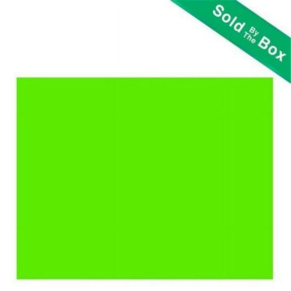 Bazic    22'' X 28'' Fluorescent Green Poster Board  Case of 25