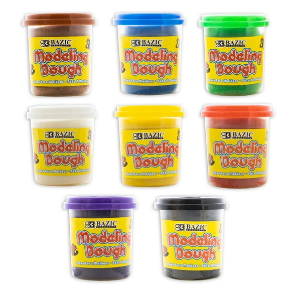 Bazic 3304 7.76 oz 8-Primary Color Modeling Dough