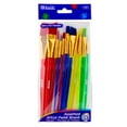 thumbnail image 1 of Bazic 3991 Assorted Nylon Paint Brush Set with Translucent Handle, 12 Piece, 1 of 7