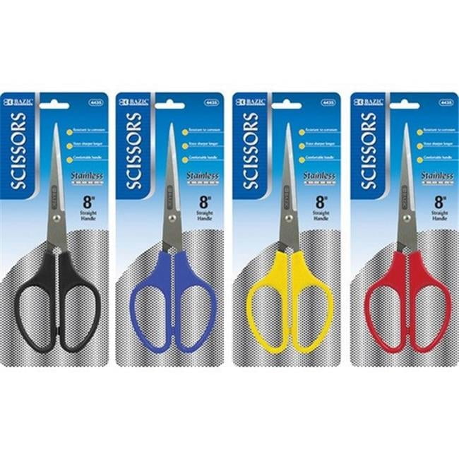 Bazic 4435  8'' Double Thumb Stainless Steel Scissors Pack of 24