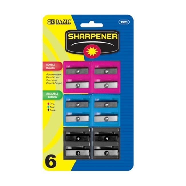 Bazic   Dual Blades Square Sharpener (6/Pack)  Case of 24
