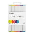 thumbnail image 1 of Bazic  Dual Tip Sketch Markers, Fluorescent Color - Set of 6, 1 of 1