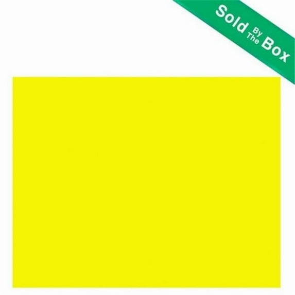 Bazic Fluorescent Yellow Poster Board 22 x 28 in.