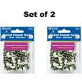 thumbnail image 1 of Bazic Nickel Thumb Tack, Silver, 200 Per Pack, Resists Rust (2-Pack), 1 of 3