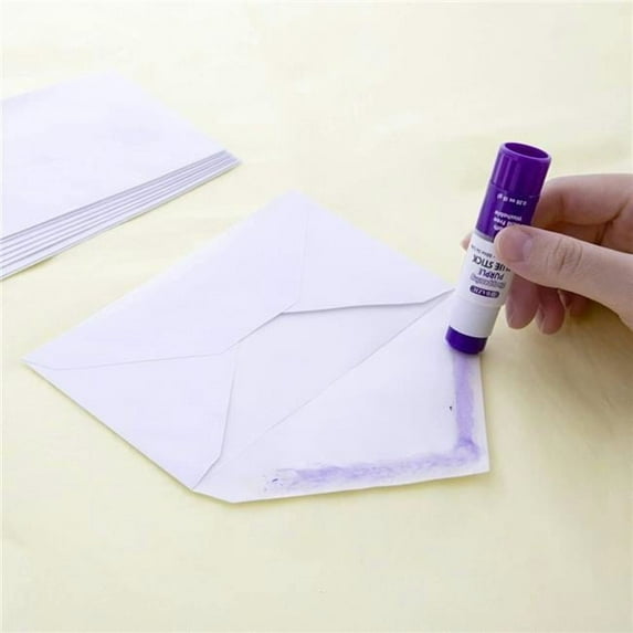 Bazic Products 0.28 oz Washable Disappearing Purple Glue Stick