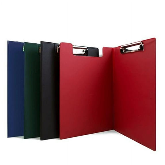 Bazic Products 1828-24 BAZIC A4 Size PVC Clip Folder with Low Profile Clip Case of 24