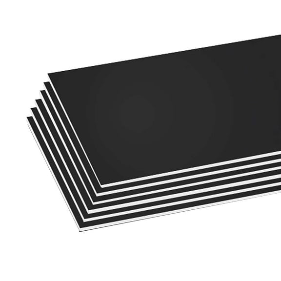 Bazic Foam Board 20" x 30" Black White Foam Core 6/Bundle (BAZ594-6)