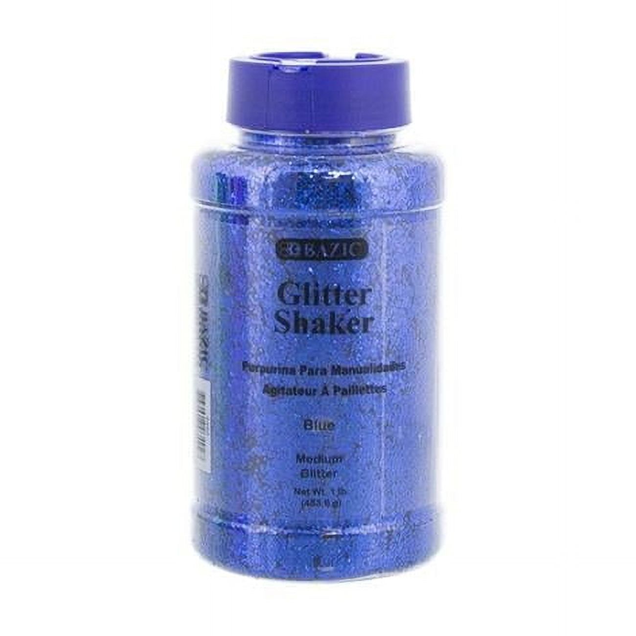 Bazic Products 3492 1 lbs Blue Glitter, Case of 12