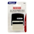 thumbnail image 1 of Bazic Products  Red Ink Received Self Inking Rubber Stamp, 1 of 1