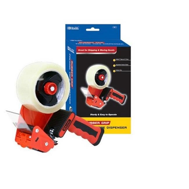 Bazic  Rubber Grip Premium Comfort Packing Tape Dispenser Pack of 12