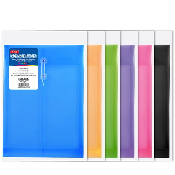 BAZIC 3-Ring Binder Dividers w/ 8-Insertable Color Tabs